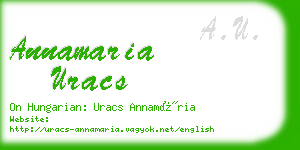 annamaria uracs business card